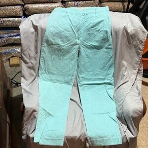 David Brooks Aqua Straight Leg Pants